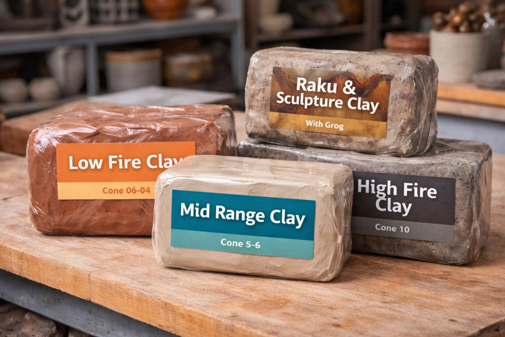Types of clay