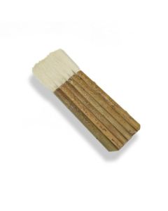 3-brush Set/ Short Cut Goat Tail Brush Set, Xiem Short Cut Glaze Brushes,  Pottery Glaze Underglazes Brushes, Mod Podge Brush 