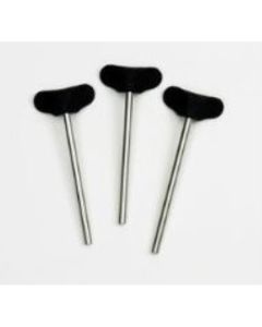 4" Rods + Molded Hands (Set of 3)