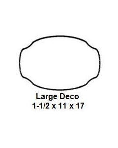 Large Deco Slump/Hump Mold (1-1/2 x 11 x 17) - While Supplies Last