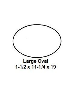 Large Oval Slump/Hump Mold (1-1/2 x 11-1/4 x 19)
