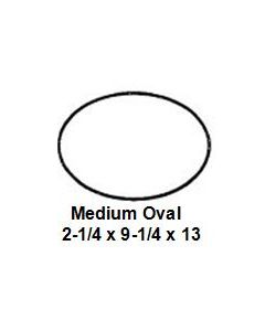 Medium Oval Slump/Hump Mold (2-1/4 x 9-1/4 x 13)