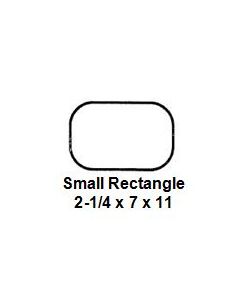 Small Rectangle Slump/Hump Mold (2-1/4 x 7 x 11) - While Supplies Last