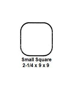 Small Square Slump/Hump Mold (2-1/4 x 9 x 9) - While Supplies Last