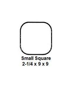 Small Square Slump/Hump Mold (2-1/4 x 9 x 9)