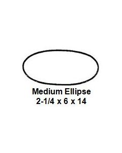 Medium Ellipse Slump/Hump Mold (2-1/4 x 6 x 14) - While Supplies Last