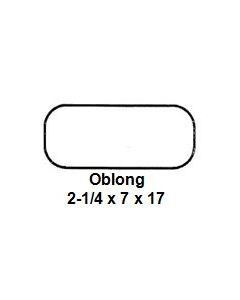 Oblong Slump/Hump Mold (2-1/4 x 7 x 17) - While Supply Lasts