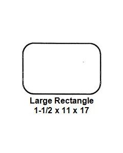 Large Rectangle Slump/Hump Mold (1-1/2 x 11 x 17)