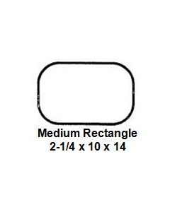 Medium Rectangle Slump/Hump Mold (2-1/4 x 10 x 14)
