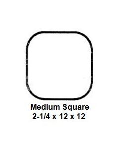 Medium Square Slump/Hump Mold (2-1/4 x 12 x 12) - While Supplies Last