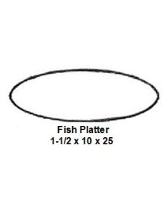 Fish Platter Slump/Hump Mold (1-1/2 x 10 x 25) - While Supplies Last