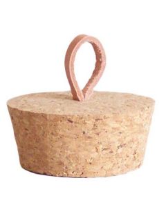 2 In. Cork Stopper W/Thong