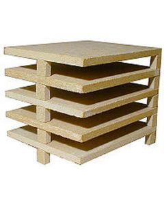 7" x 9" x 1/2" High Alumina Tile Setter (1 Shelf + 3 Posts)