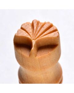 MKM Small Round Stamp SCS-048 - Ginkgo Leaf