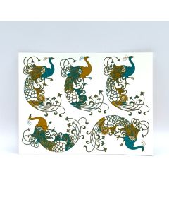 Peacock Decals - While Supplies Last
