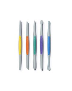 Small Flex-Firm Silicone Set (5pcs) Clay Finishing Tools