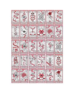 Tarot Cards Underglaze Transfer 