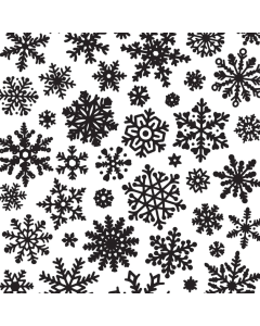 Snowflakes Underglaze Transfer 