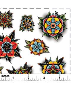 Vintage Florals Overglaze Decal