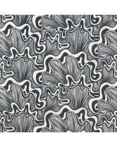 Black Wiggles Underglaze Transfer 