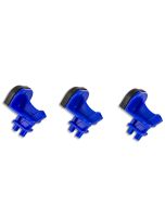 Giffin Grip Tall Blue Basic Sliders with Molded Pads (Set of 3)