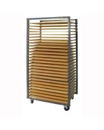 26 Division Ware Rack: Welded Rungs