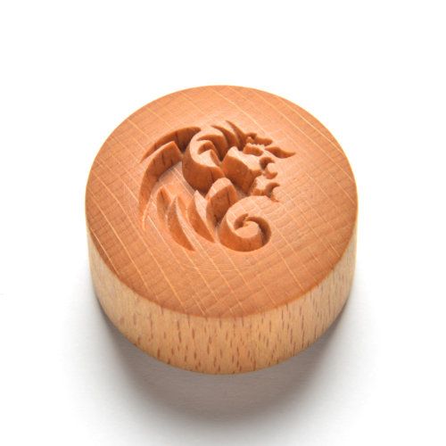 Scm-227 Medium Round Stamp - Cat