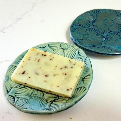 Making a Textured Ceramic Dish: Tools, Stamps & Glaze Process