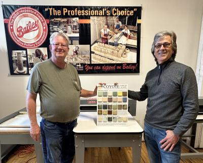 Coyote Clay & Color Founder Martin Butt Visits Bailey