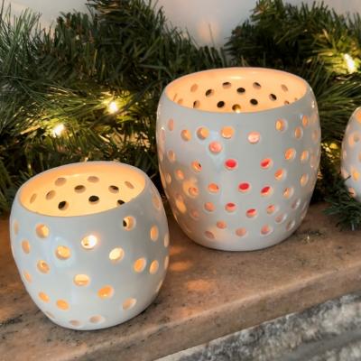 How to Make a Pierced Ceramic Luminary