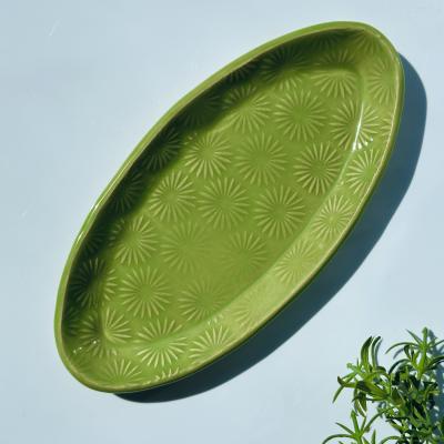 Fresh Green Spring Dish: A Textured Pottery Project Using an MKM Roller & AMACO Celadon Glaze
