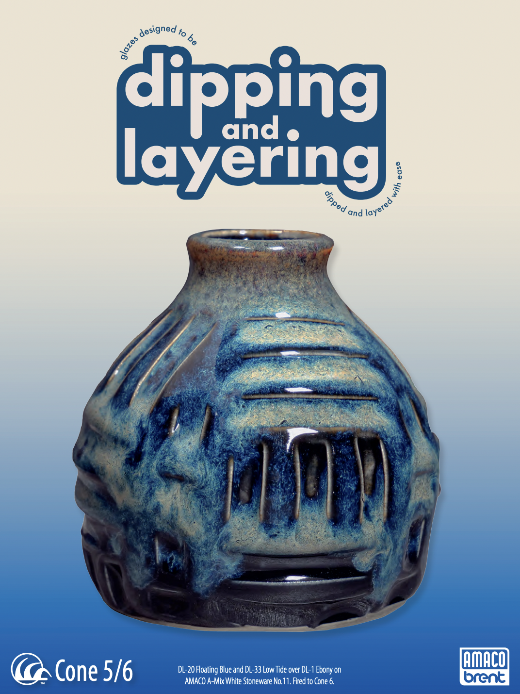 Let's Mix and Apply AMACO's New Dipping & Layering Glazes!